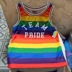 MAD Engine TEAM PRIDE Unisex Tank Top - Size XL - NWT